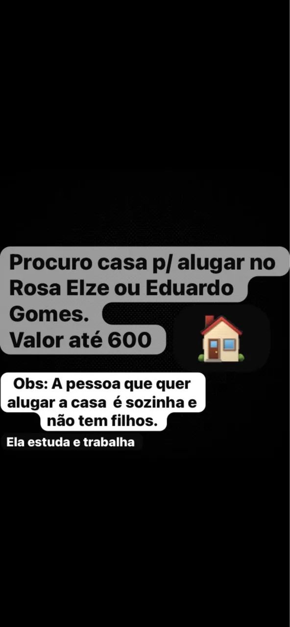 Procura-se casa p alugar  