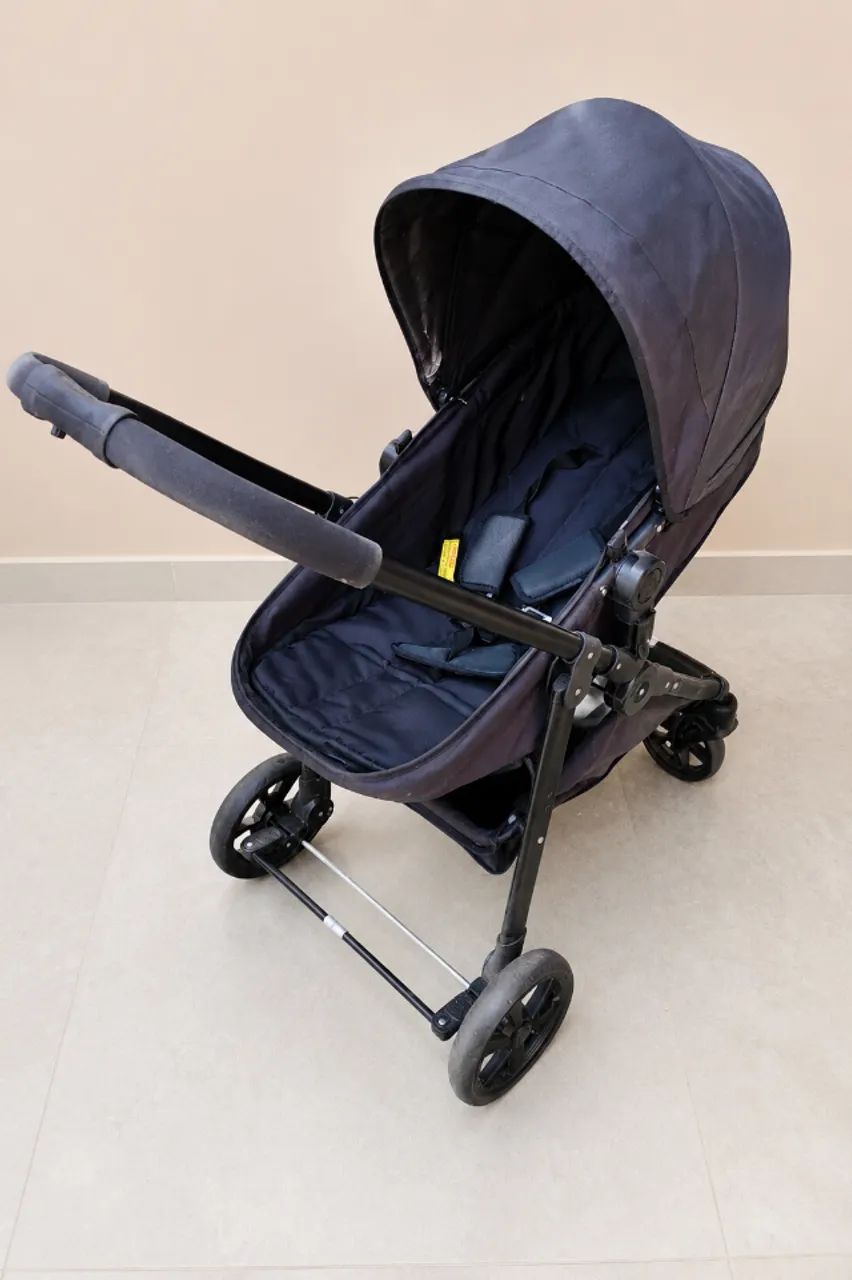 Carrinho  de bebe Galzerano 1440NBL com função moisés - Foto 2