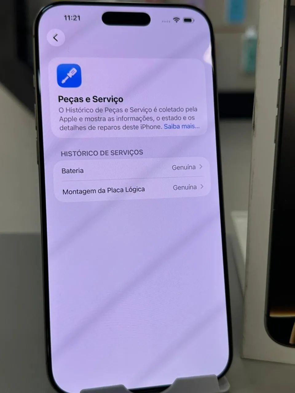 iPhone 16 Pro Max 256gb Natural - Impecável Bateria 100% - Chip