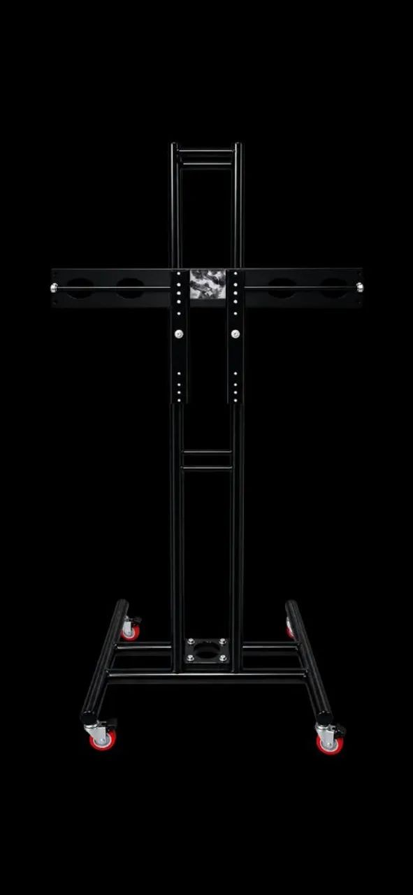 Suporte para TV pedestal com rodinhas  - Foto 2