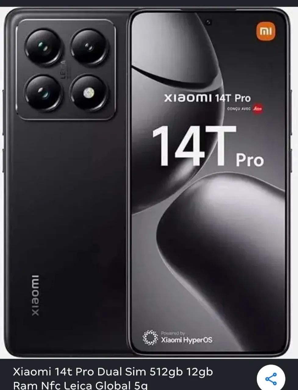 Xiaomi 14t pro câmera Leica - Celulares e Smartphones - Siqueira
