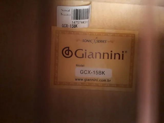 Violão Giannini GCX-15BK - Foto 4