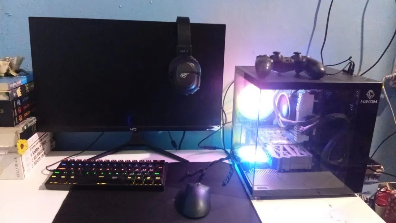 Setup Completo com Pc gamer ideal para jogos