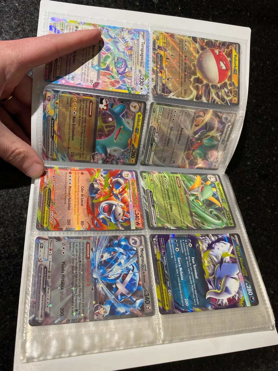 Coleção card Pokémon Ex + mini pasta  - Foto 4