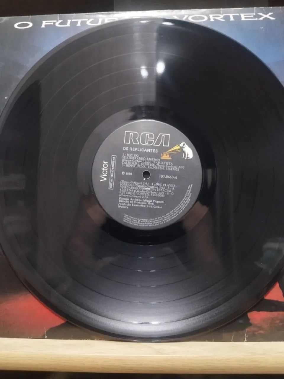 LP Os Replicantes - O Futuro É Vortex (Encarte)  - Foto 4