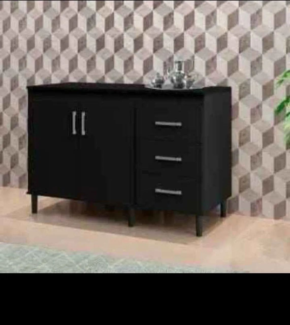 Balcão Preto Canadense 