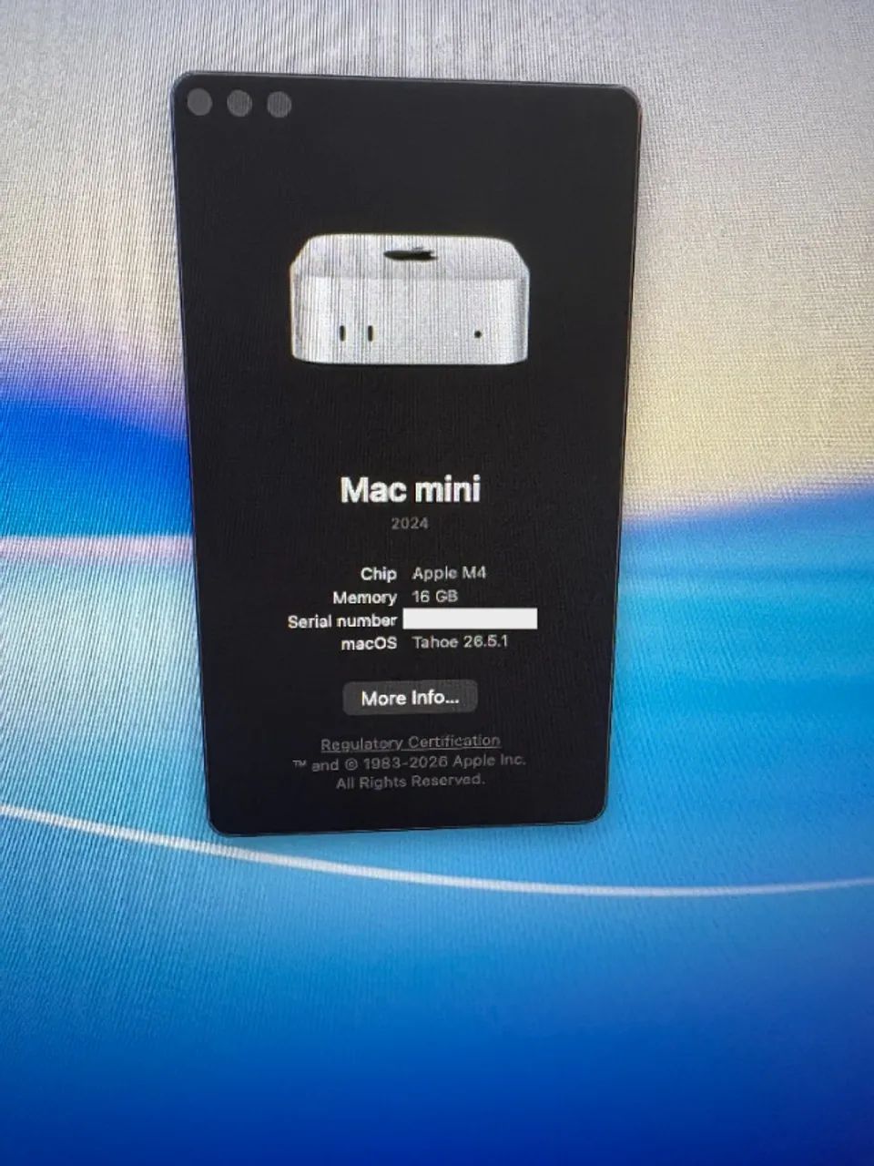Mac Mini M4 16Gb 256SSD - Foto 3