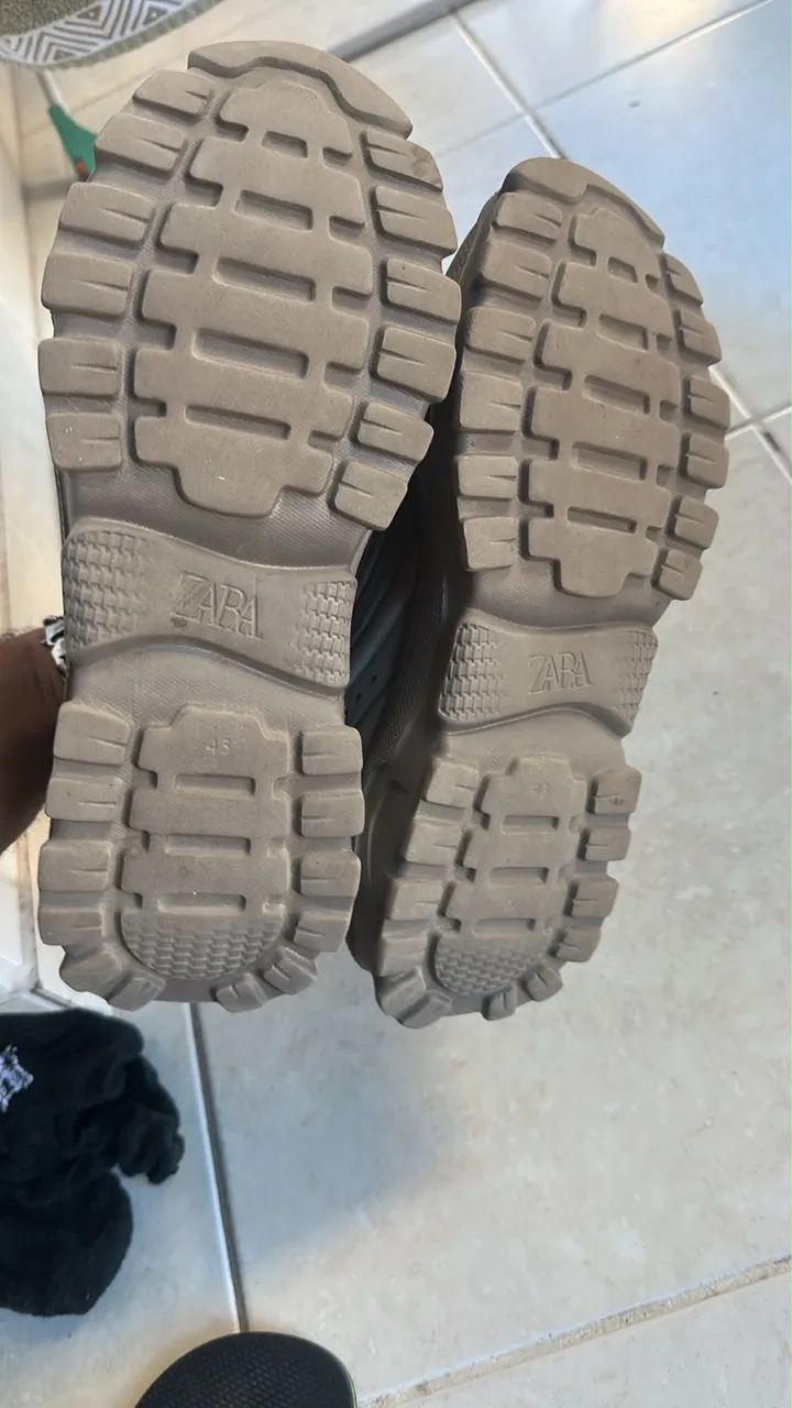 Tênis Zara Chunky Cinza - Foto 2