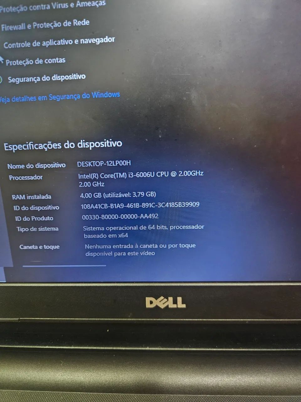 Notebook Dell Inspiron 14 i3 