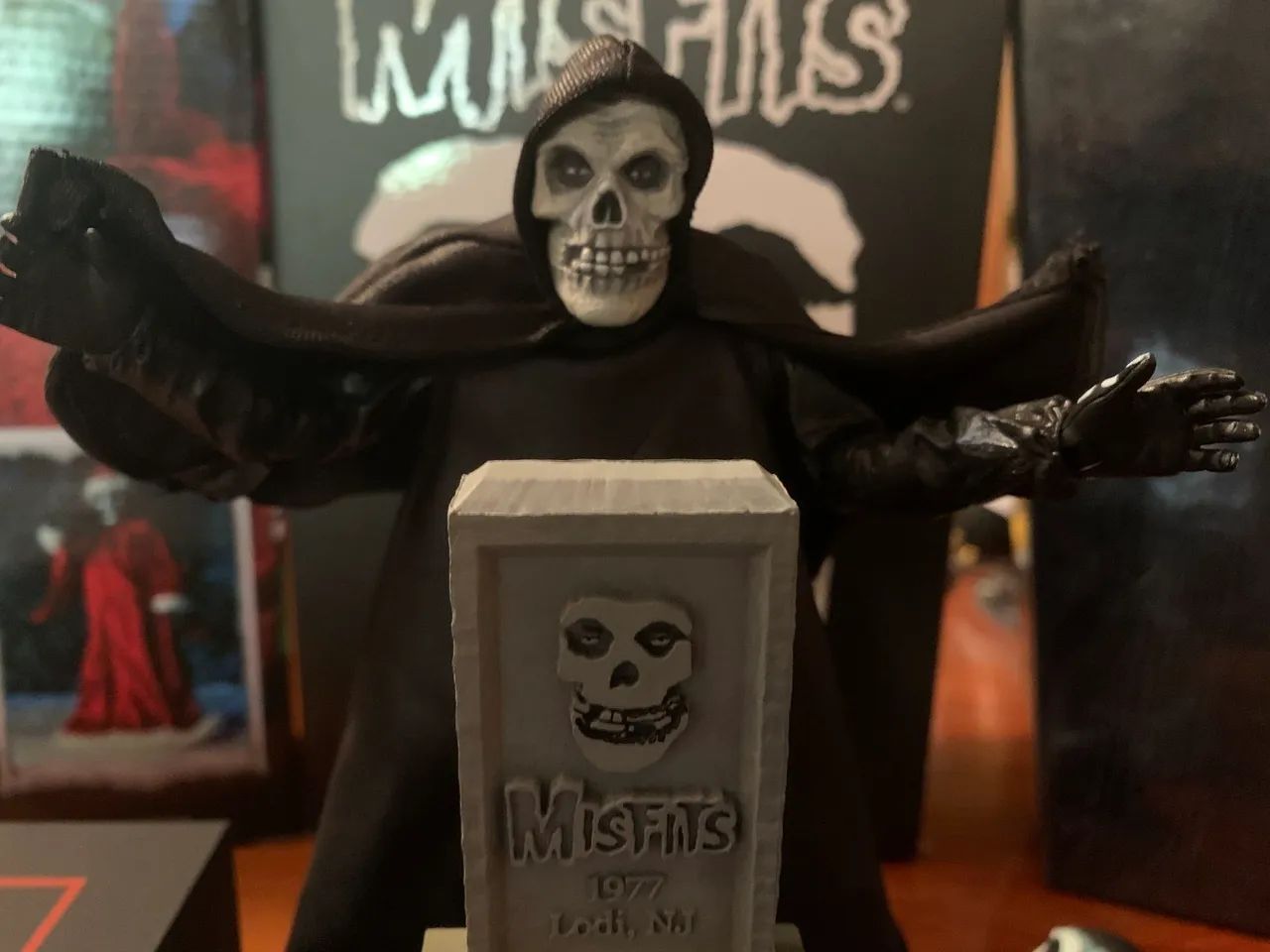 Boneco misfits banda rock original Neca toys action figure caveira