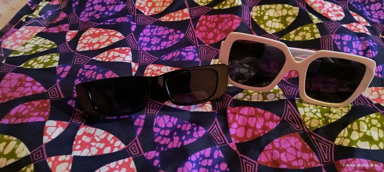 Óculos de Sol Estilo Retrô Premium - Proteção UV | Branco ou Preto - Foto 2