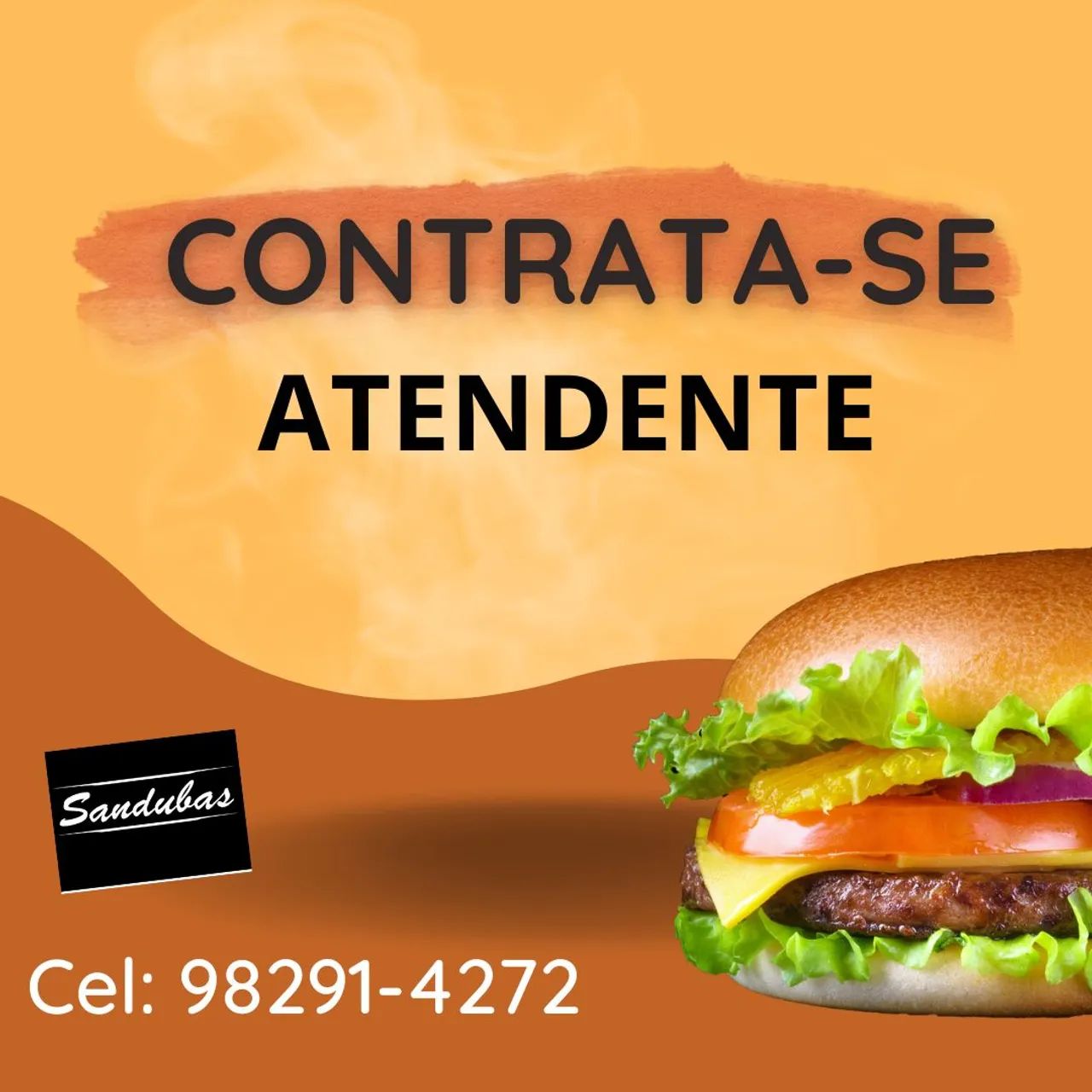 ATENDENTE  DE HAMBURGUERIA 1
