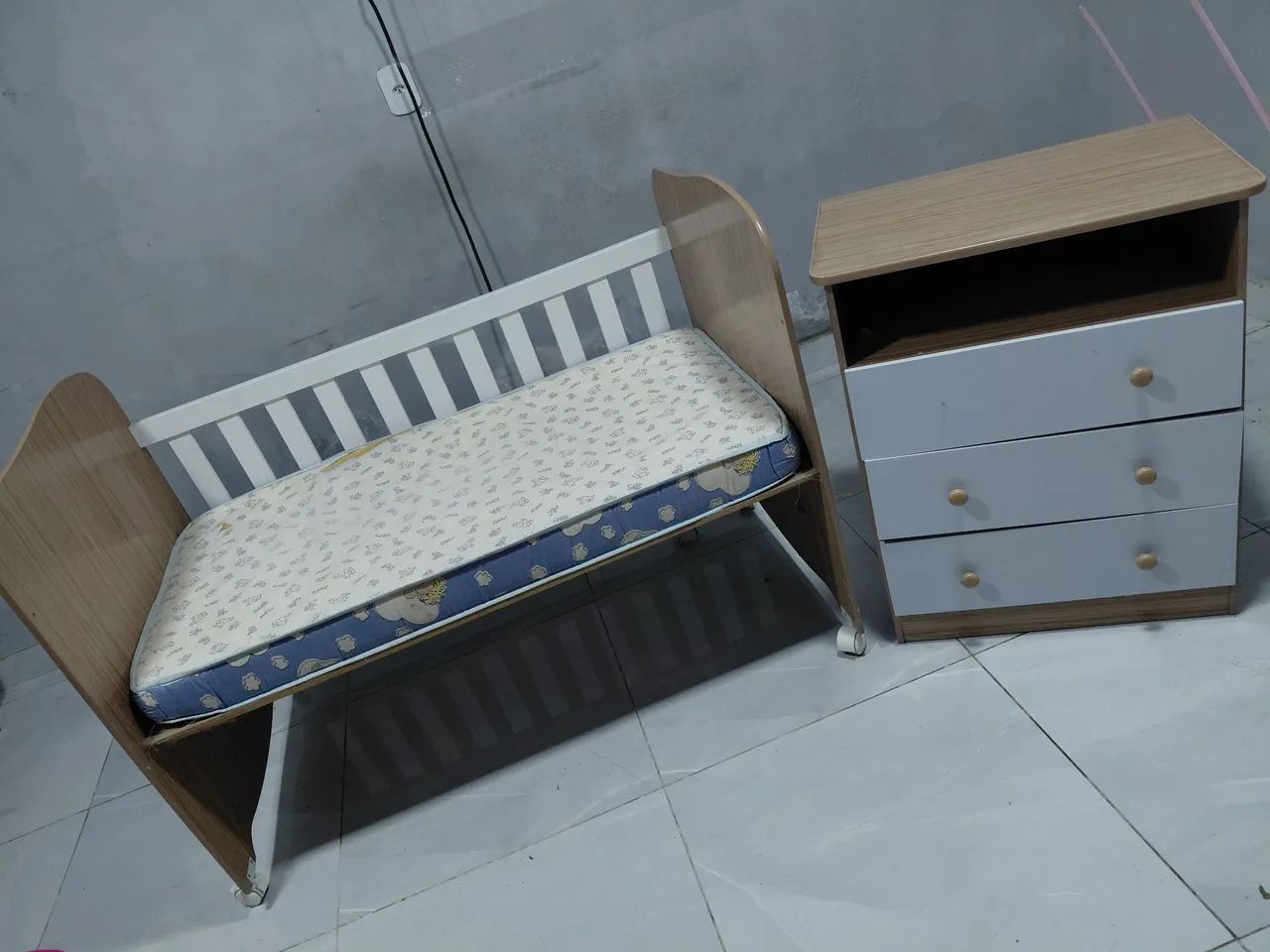Berço+Cômoda infantil  - Foto 4