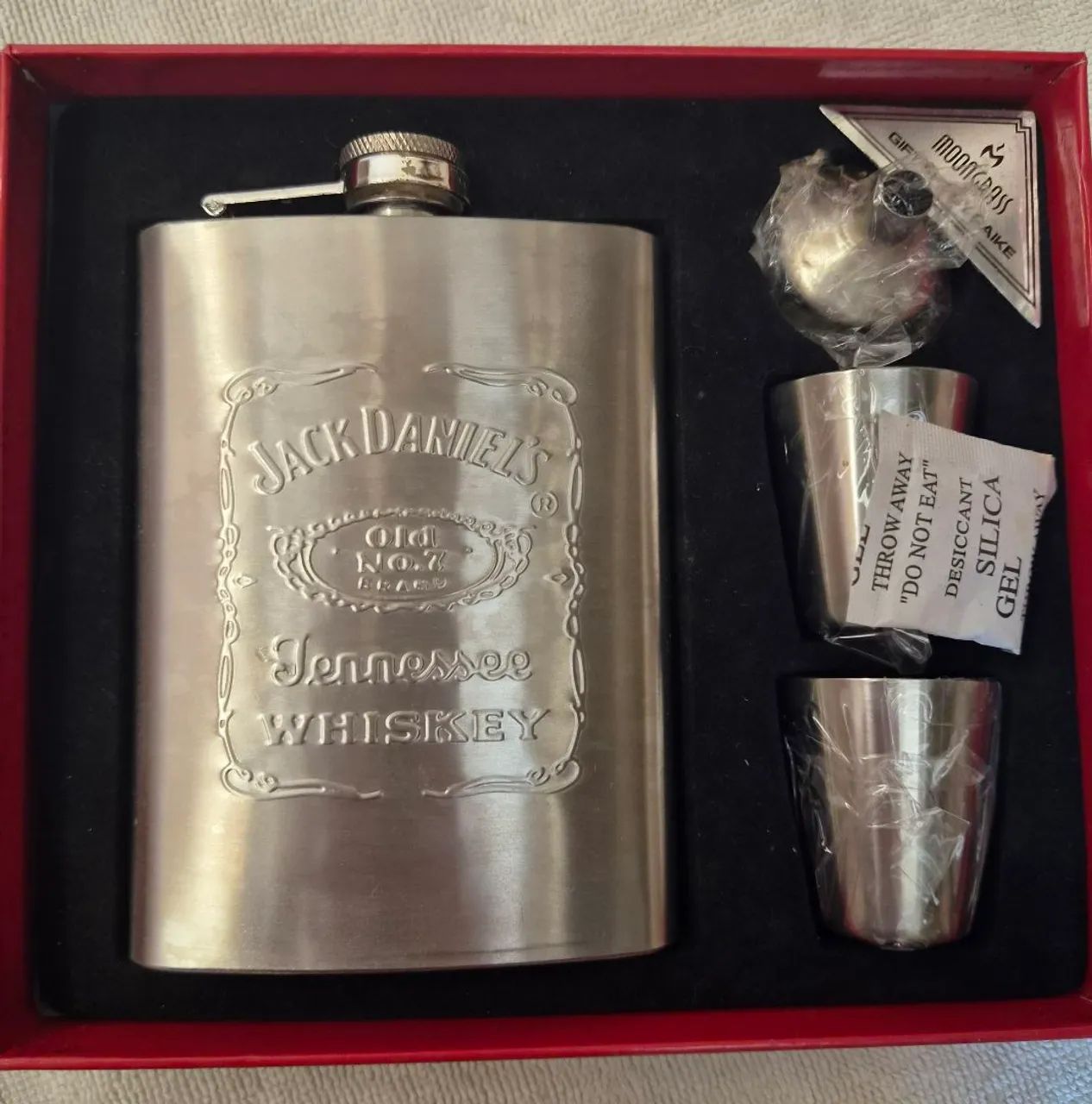 Cantil de Bolso em Aço Inox Jack Daniel's
