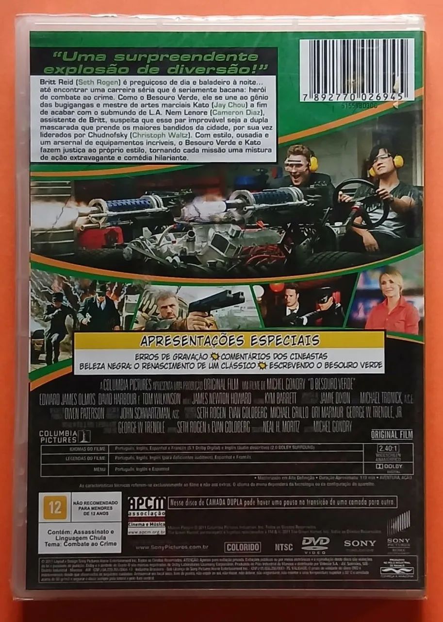 Dvd (Lacrado) O Besouro Verde - Combo Dvd + Blu Ray 3d - Foto 2