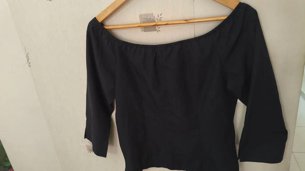 MORAM blusa ciganinha Tam M  - Foto 4