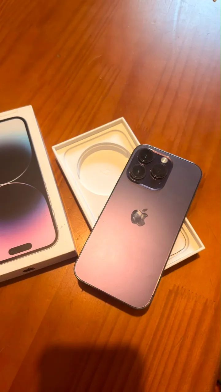 iPhone 14 Pro, 256gb, usado, ótimo estado, saúde bateria 83% - Foto 2