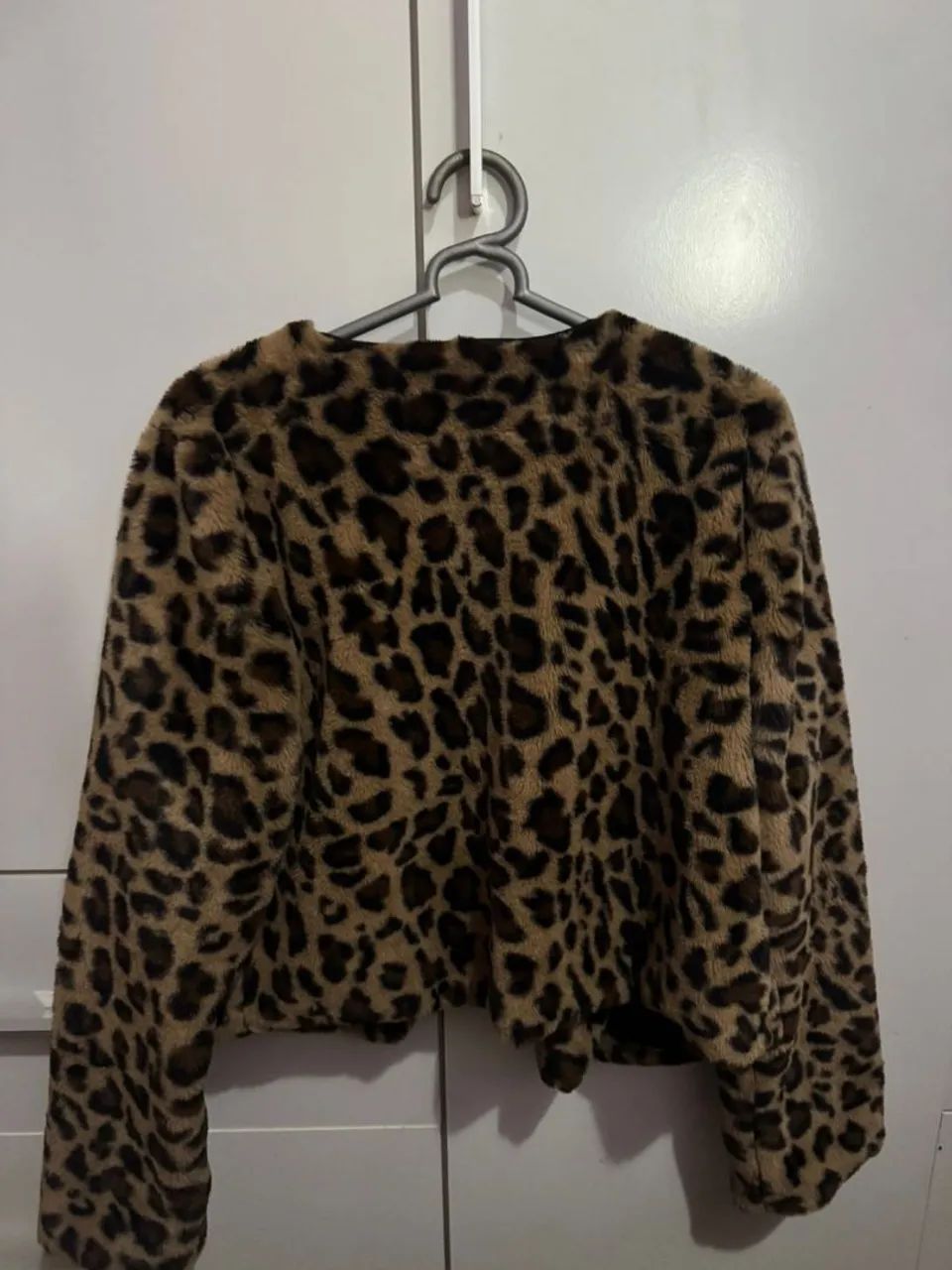 Casaco estampado leopardo Felpudo e Vintage  - Foto 3