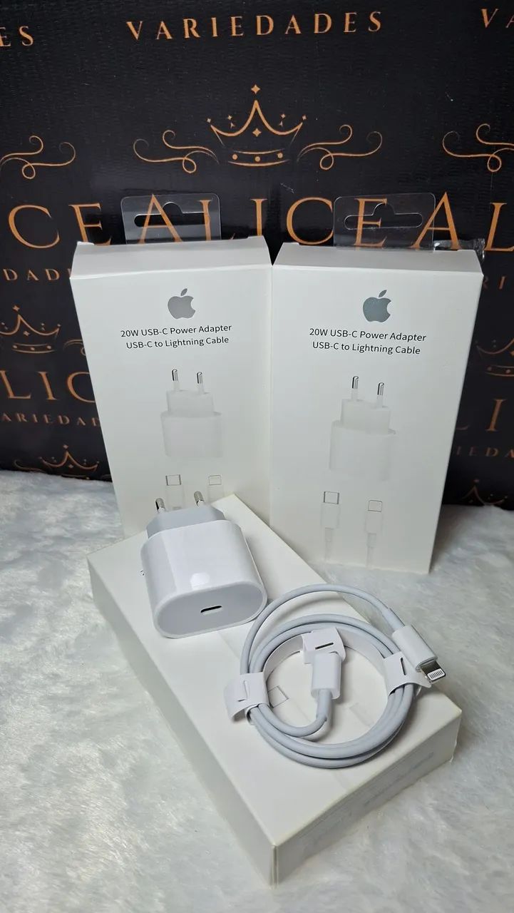Carregador de iPhone c lightning 