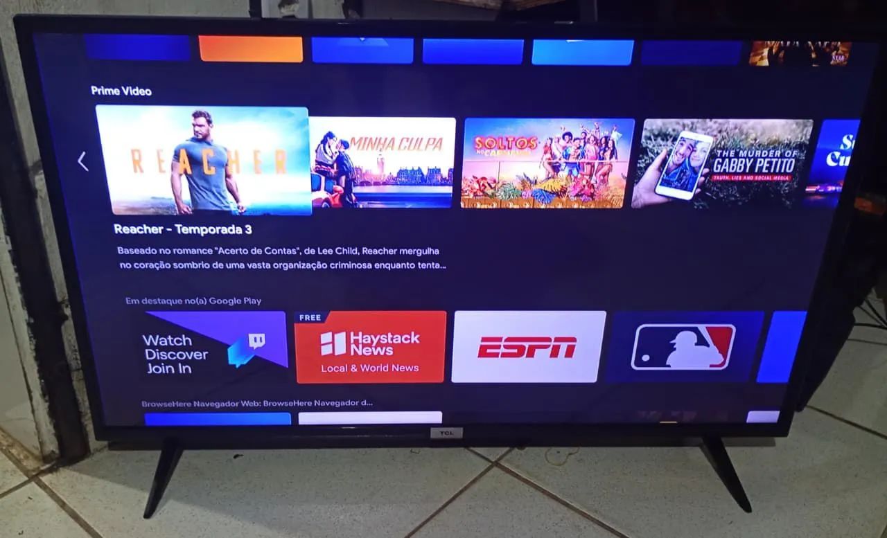 Tv Smart TCL 43 Polegadas Android Completa  - Foto 4