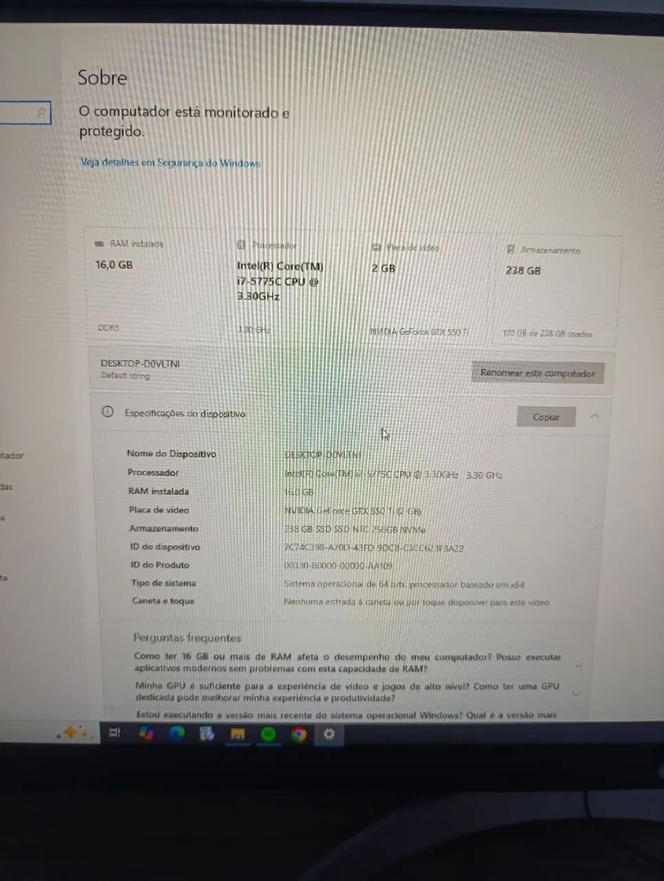 Computador com monitor 29 polegadas  - Foto 3