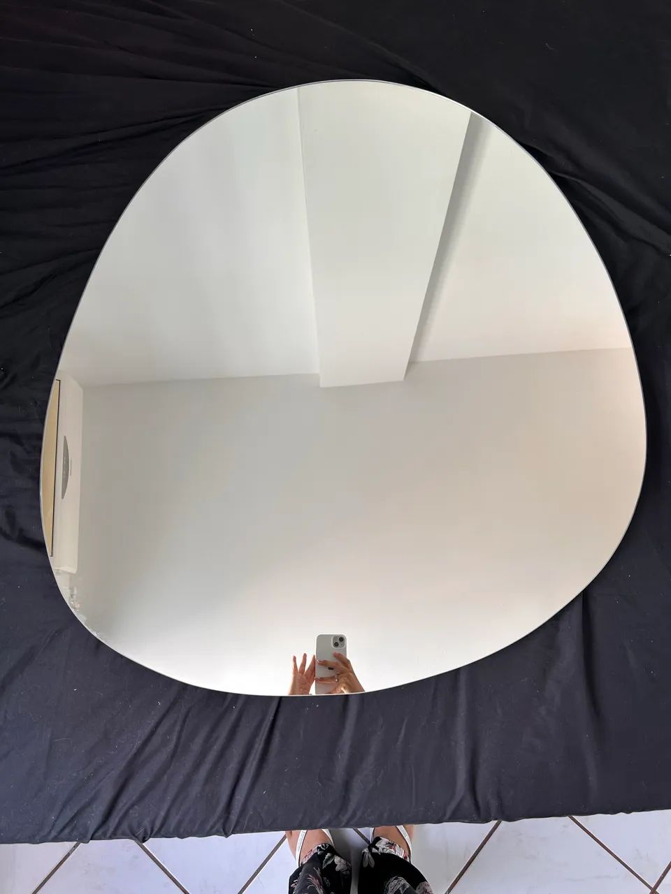 Espelho orgânico 97x87cm