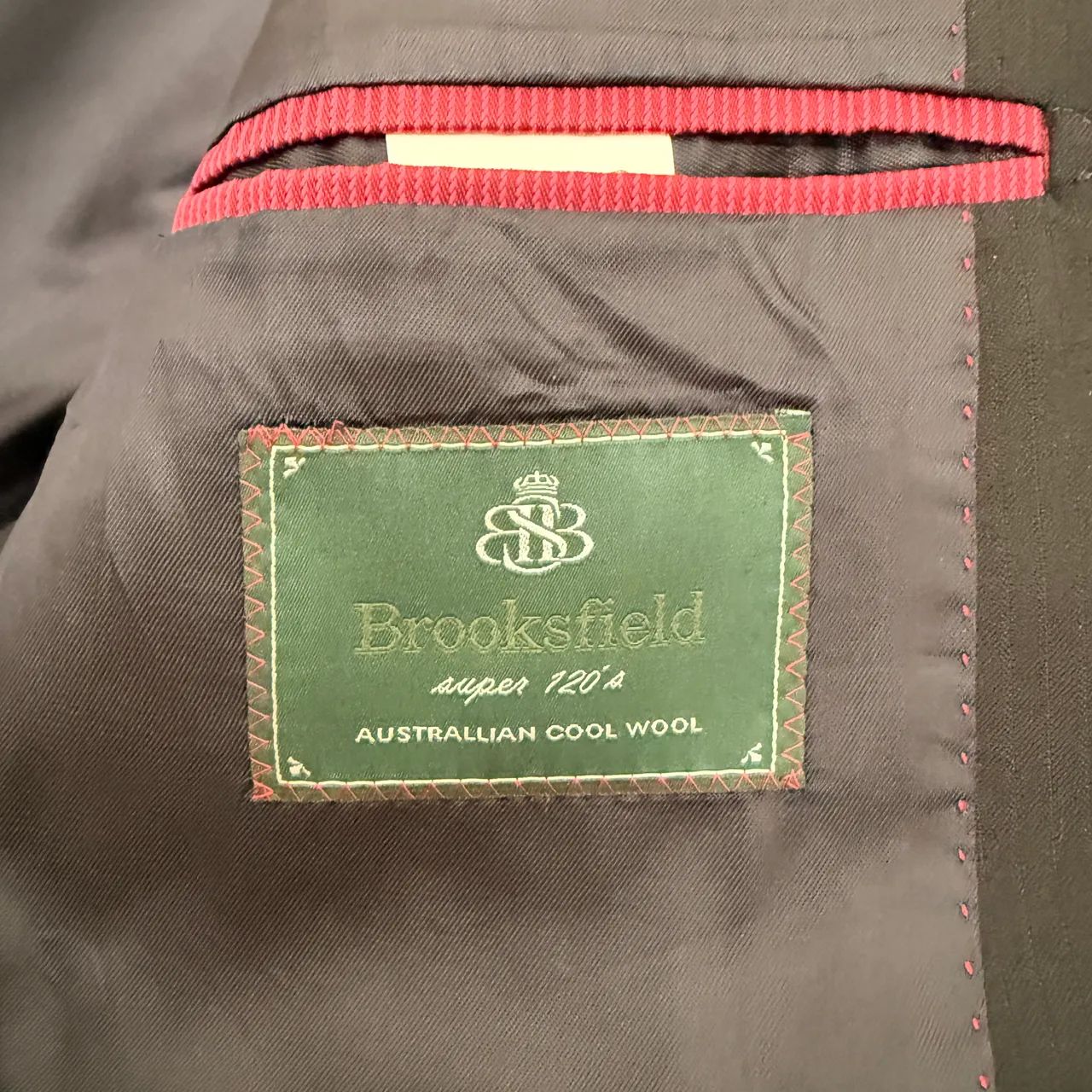 Terno Brooksfield Super 120 Australian Cool Wool preto - Foto 4