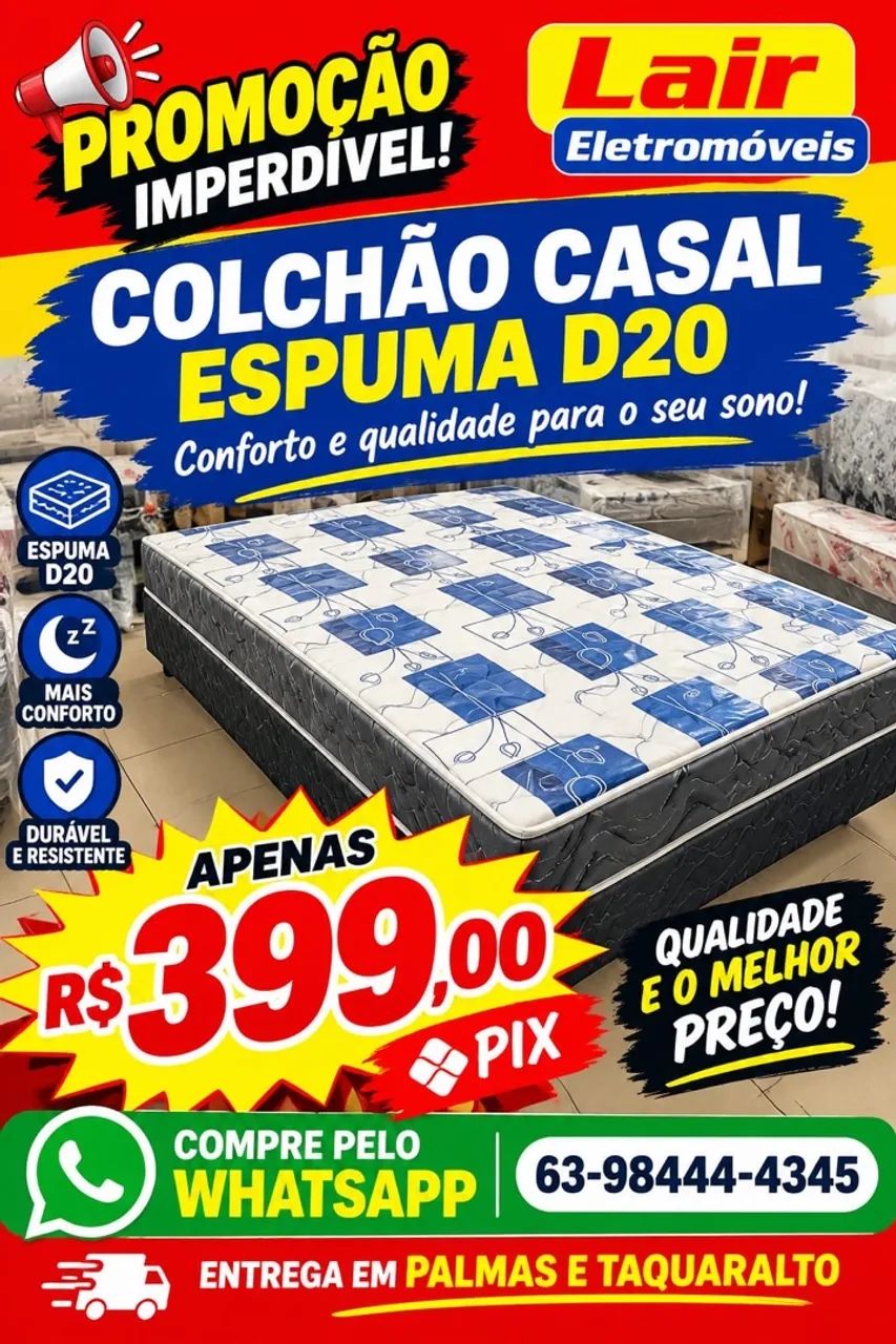 Vendo Colchão de espuma 