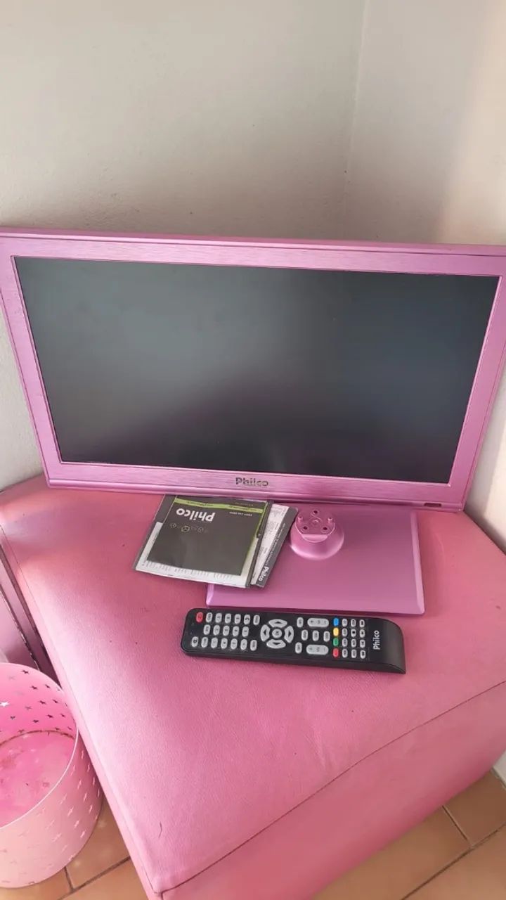 TV PHILCO ROSA