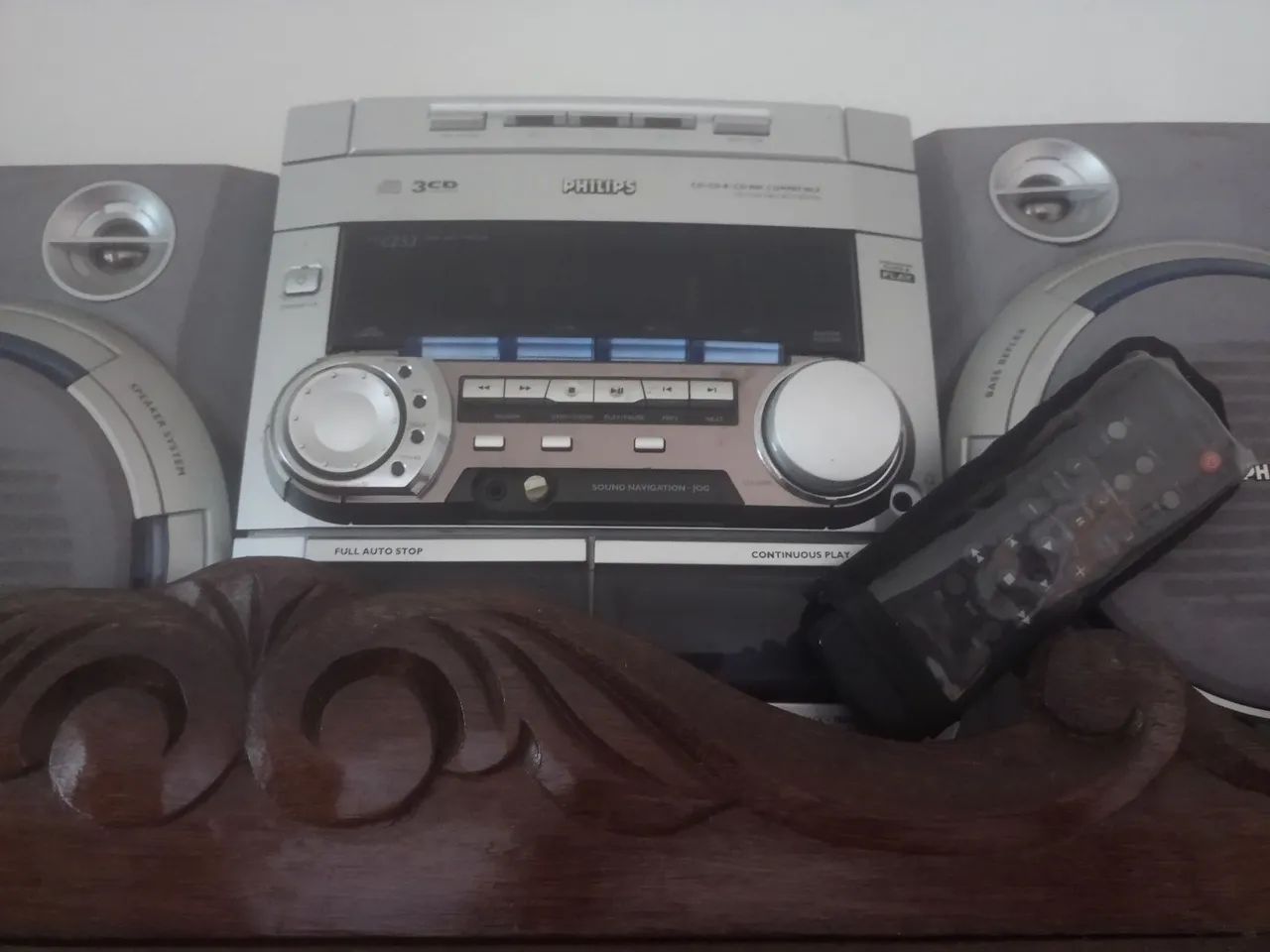 Mini system antigo conservado 