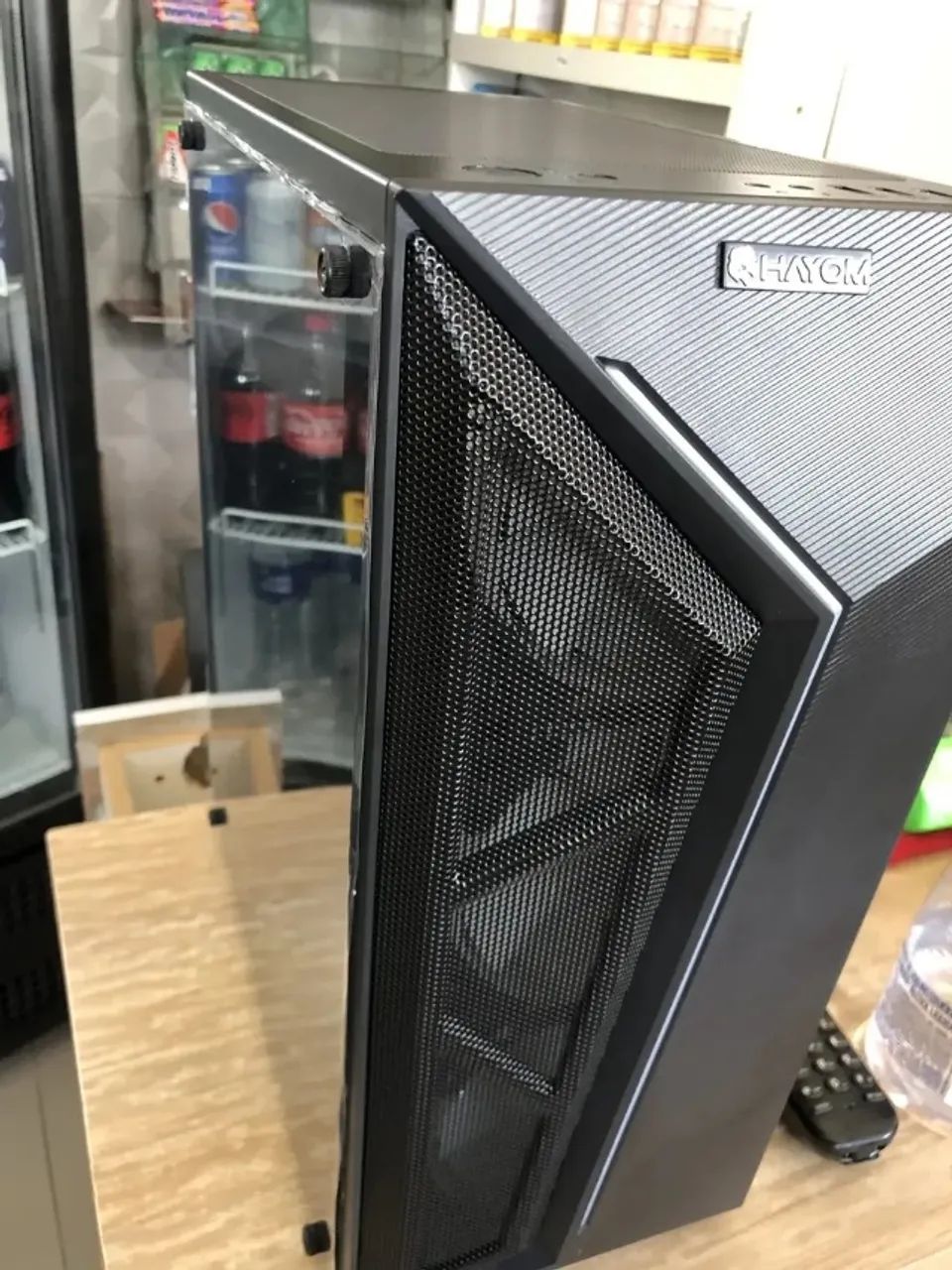 Gabinete Hayom 1713 Amassado com 2 Fans com Defeito - Foto 3