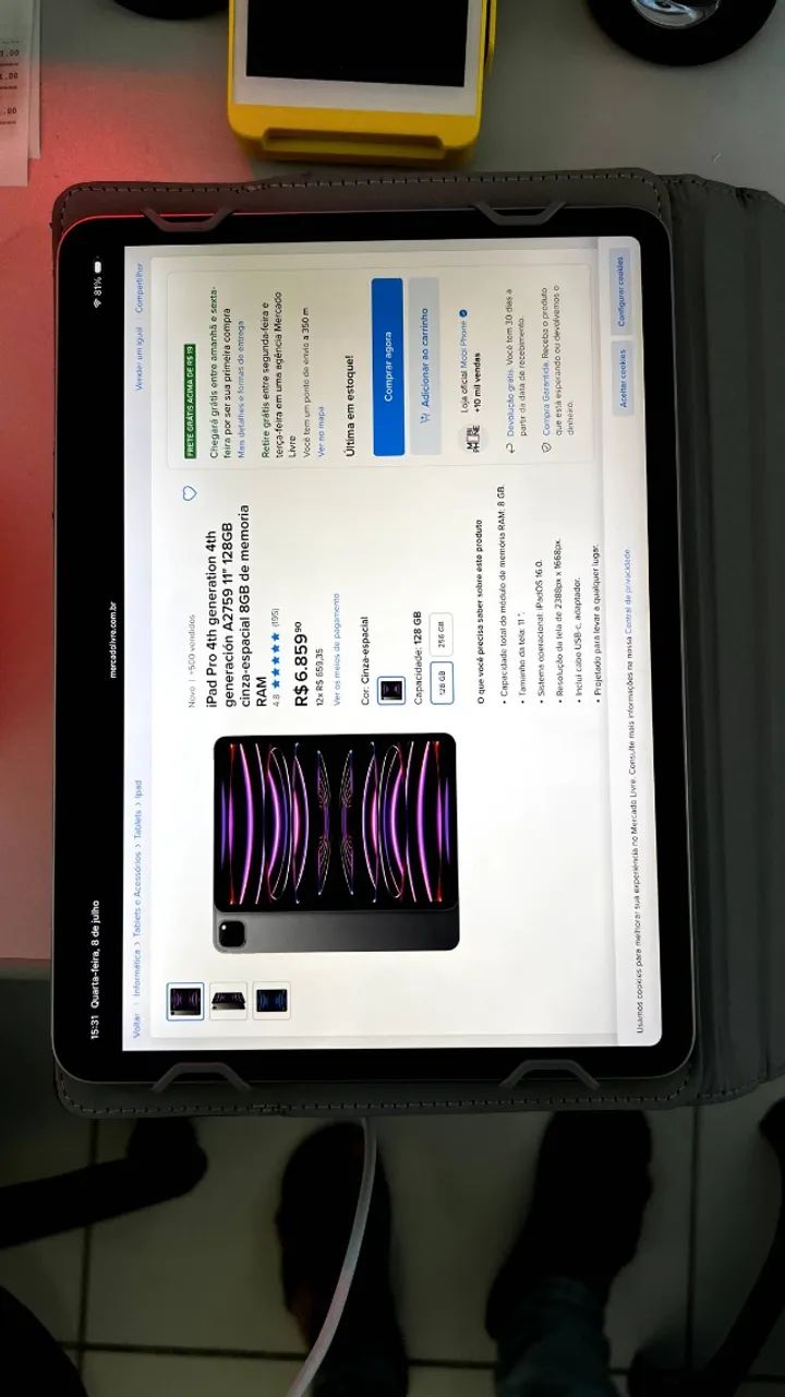 iPad Pro M2 128G - Foto 4