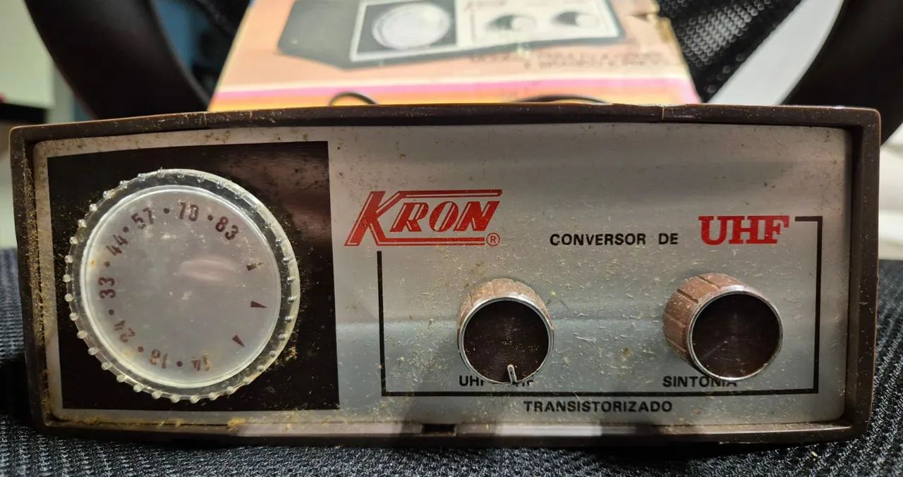 Conversor de Sinal UHF Marca Kron Anos 80 - Foto 2