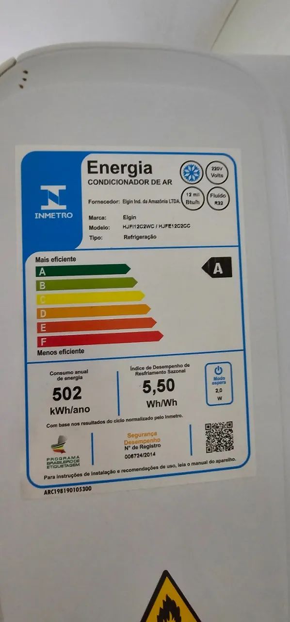Ar Condicionado Split Elgin Eco Inverter II 12.000 BTU/h (Frio) - 220V - Foto 5