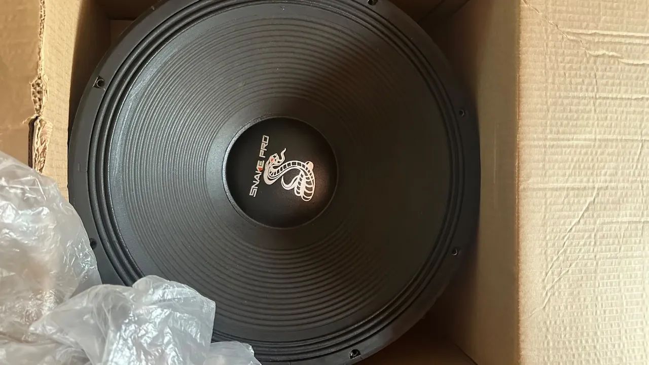 Vendo par de auto falantes 18 polegadas 1600 w