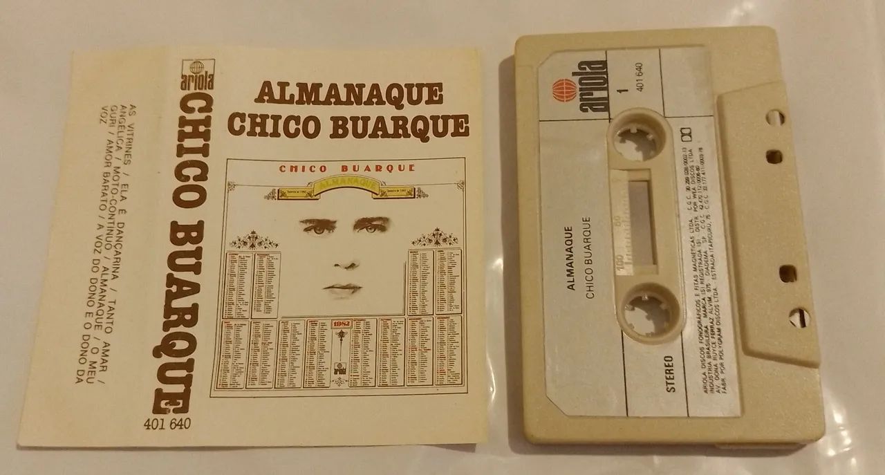 Chico Buarque Almanaque Fita K7 Original  - Foto 2