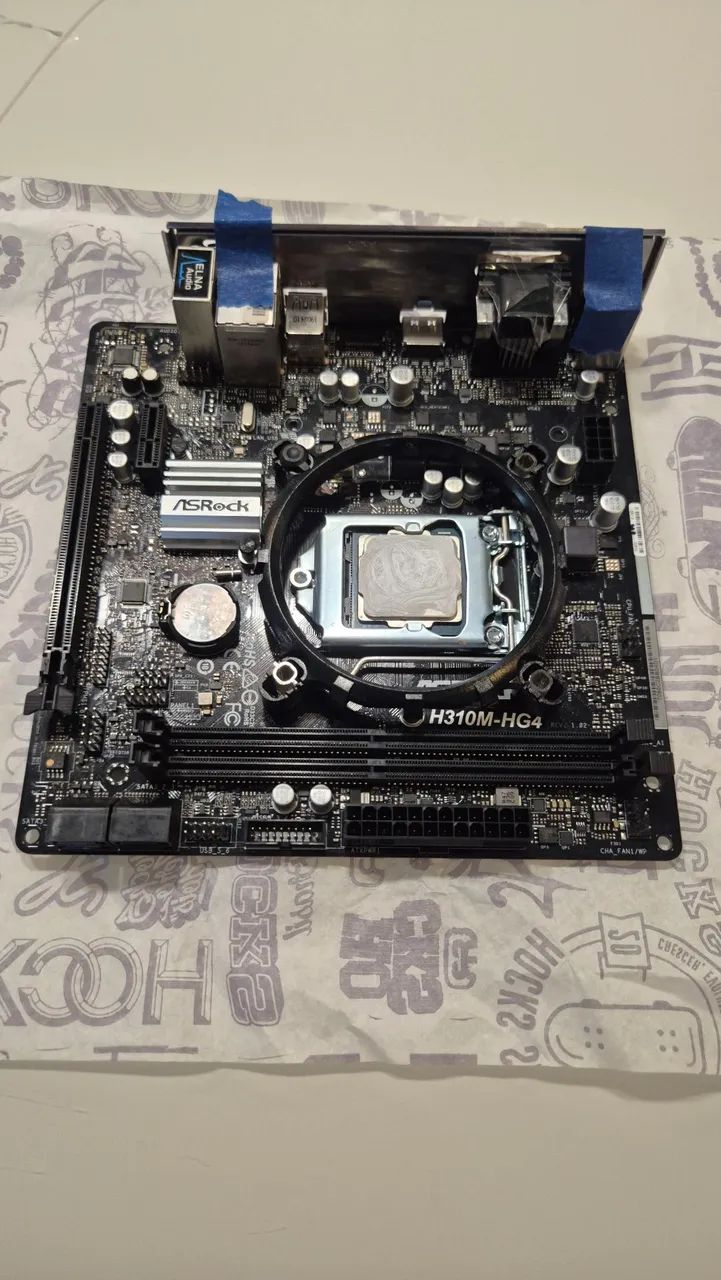 KIT PC INTEL CORE I3 8100 + ASROCK H310M-HG4 - Foto 2