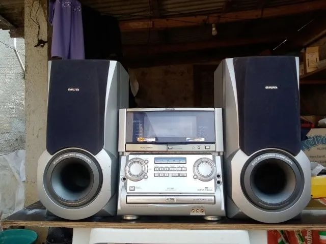 som system aiwa XH-N6 troco p deck d rolo ou outros aparelho d som