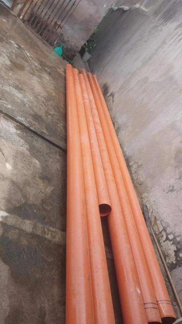 Tubo Ocre Coletor Pvc 150mm = 6 Polegadas (Valor de metro linear) - Foto 5