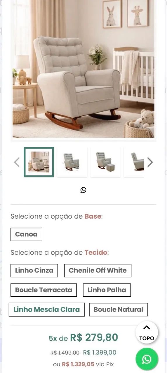 Poltrona amamentação  - Foto 3