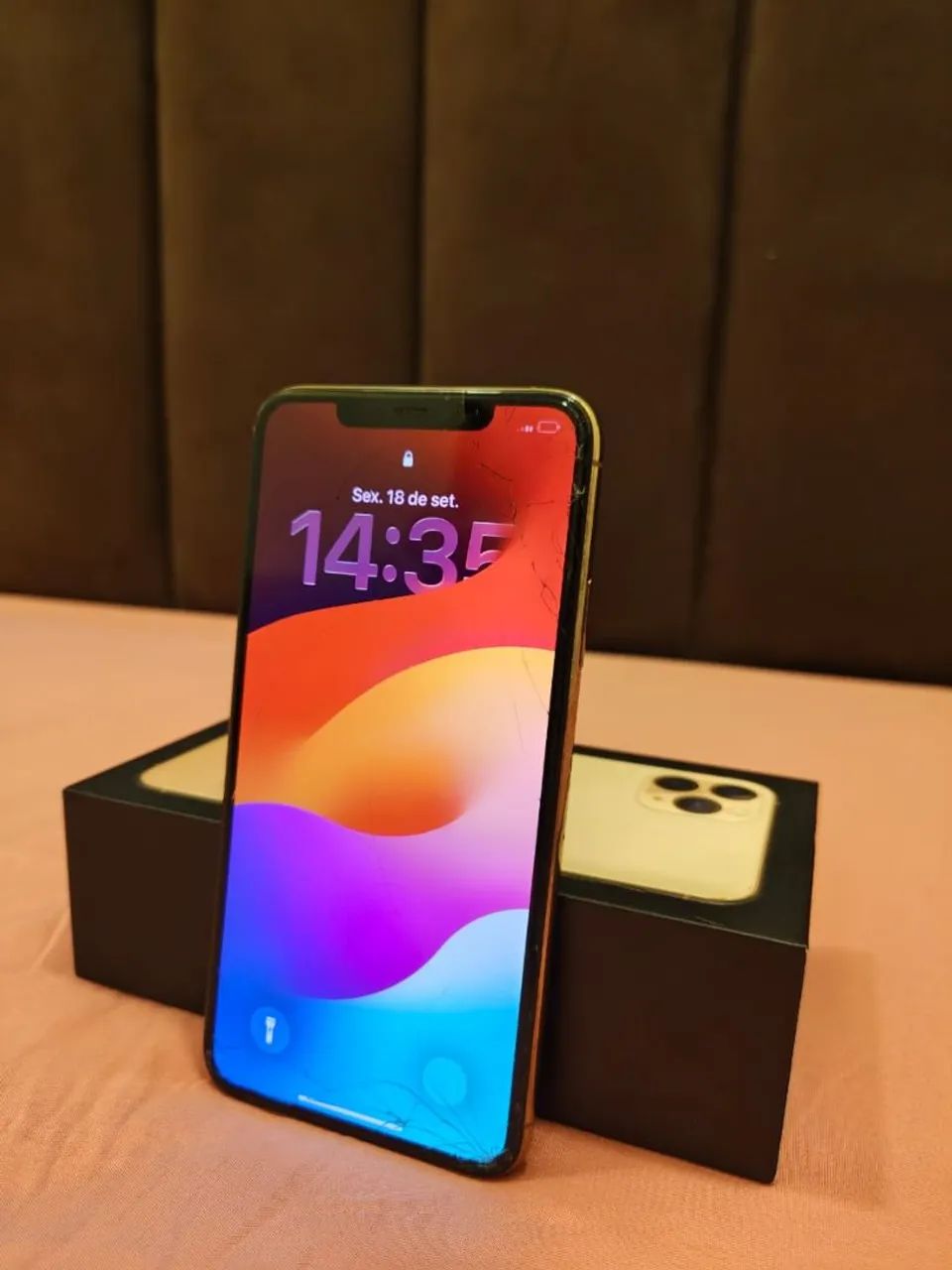 Iphone 11 Pro Max 256gb Vidro da tela quebrado