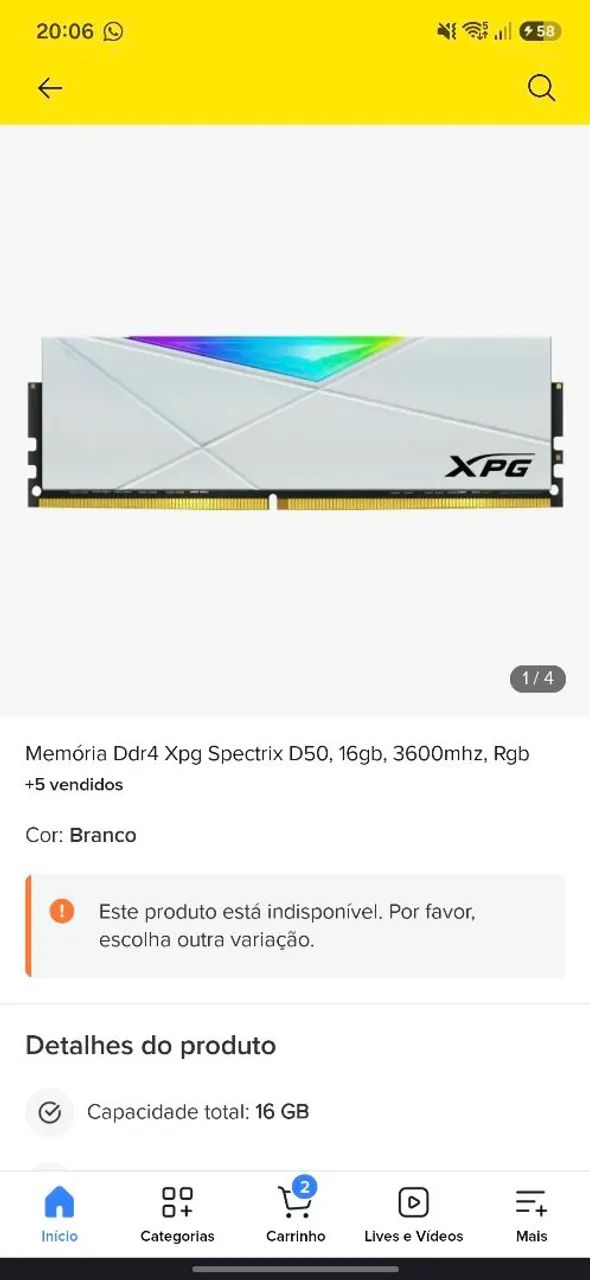 MEMORIA RAM 16 GB 