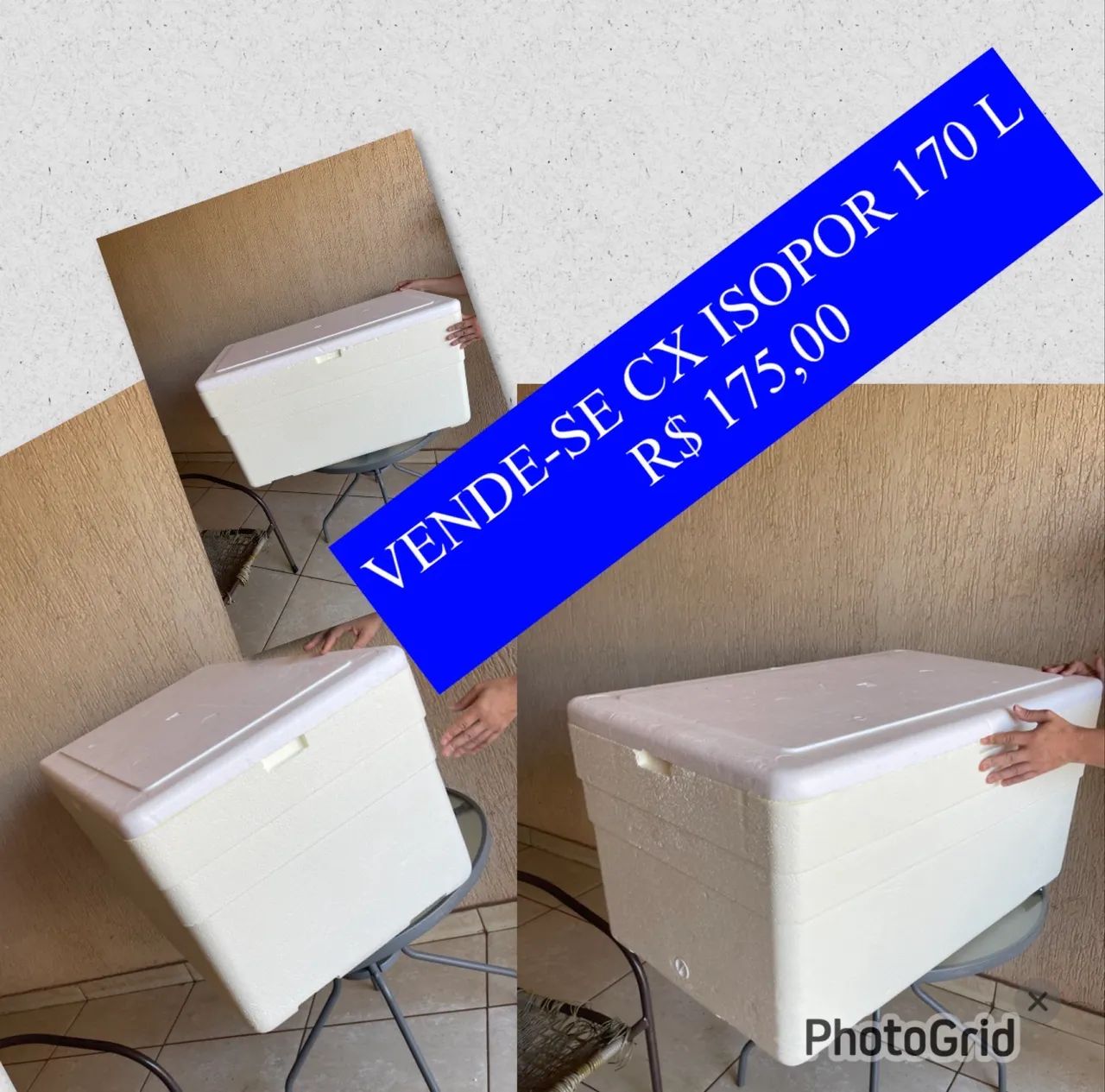 Caixa Isopor 170 Litros  - Foto 4