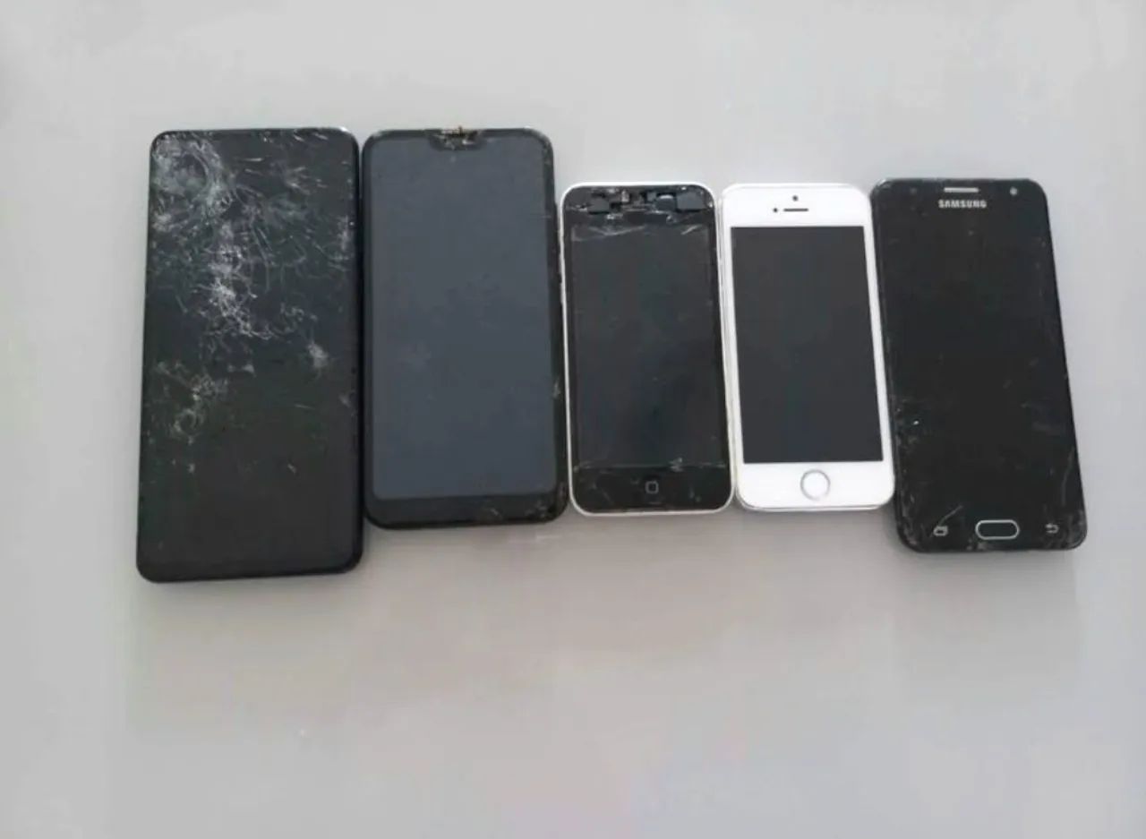 Celulares tela quebrada