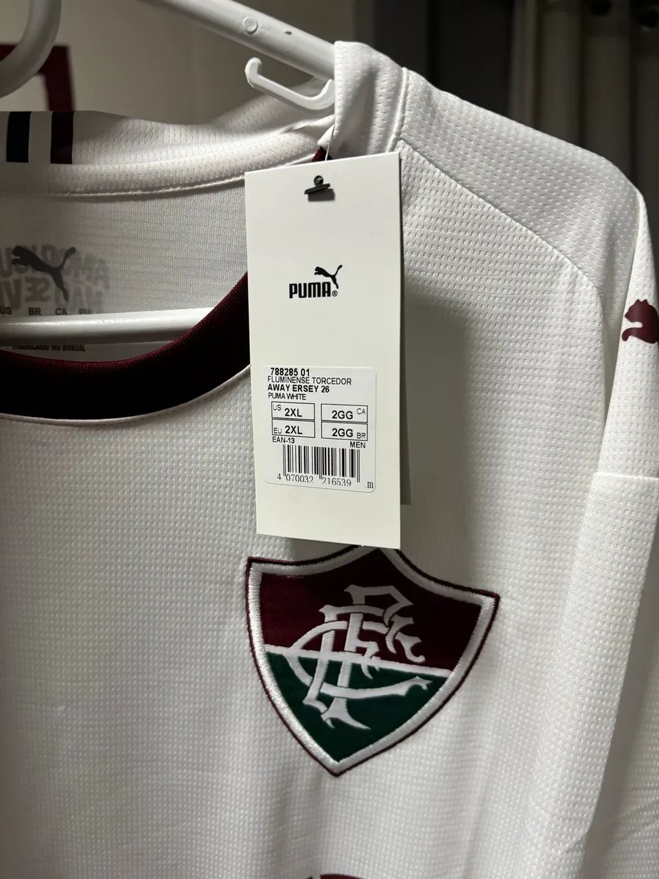 CAMISA DO FLUMINENSE 2026 ORIGINAL BRANCA PUMA - Foto 3