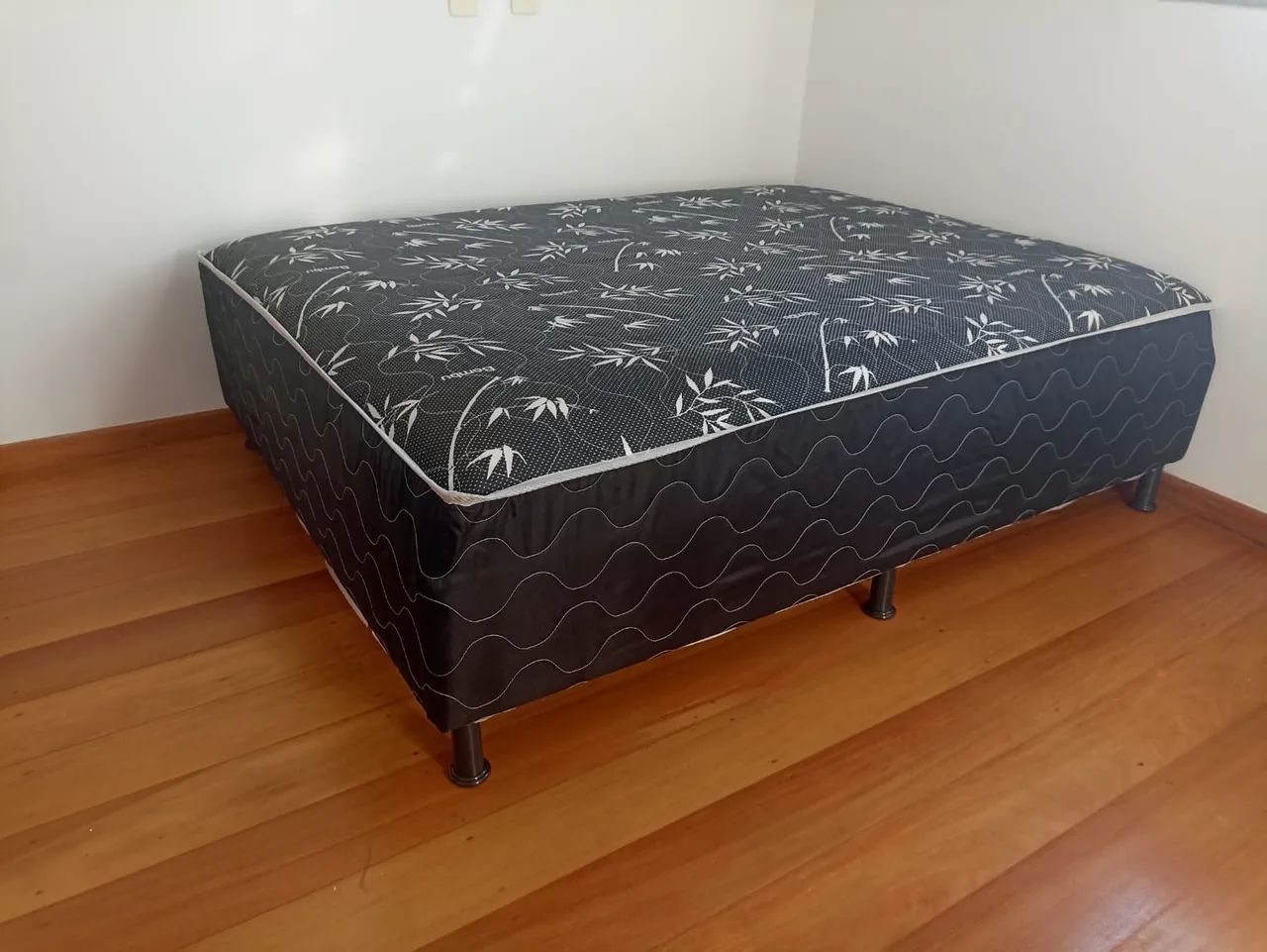 Cama box casal espuma nova - PRONTA ENTREGA