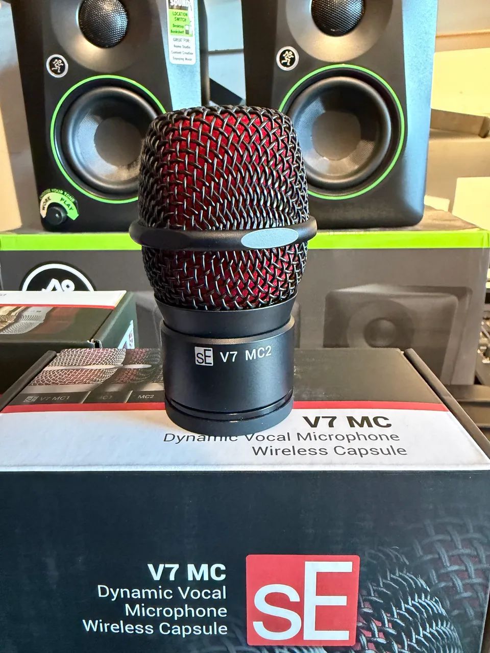 Cápsula Microfone sE Electronics V7 MC2 Supercardioide Preto Vocal