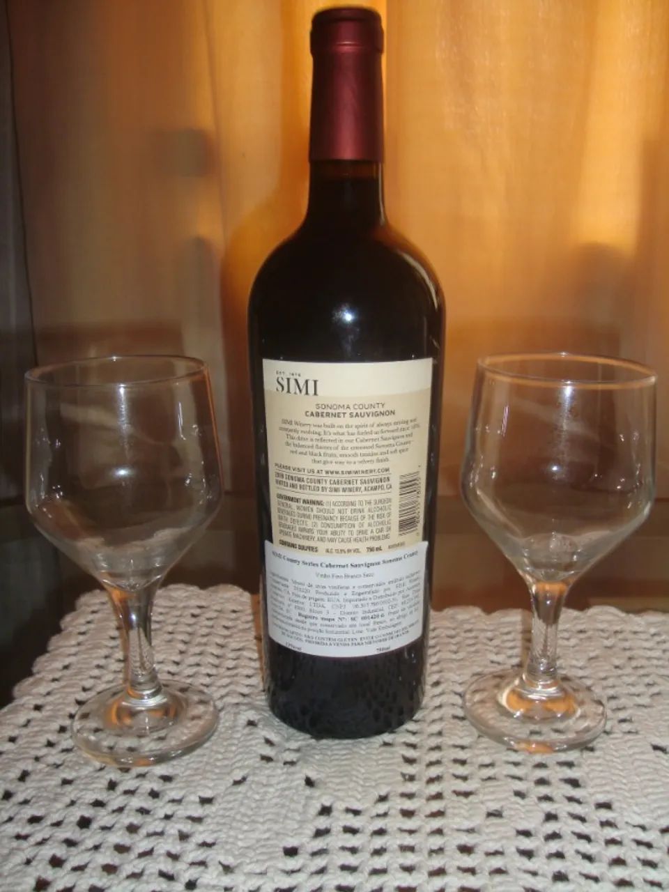 Vinho SIMI Cabernet Sauvignon 750 ml - Foto 2