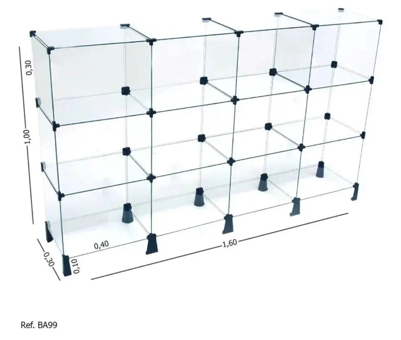 Vitrine de vidro