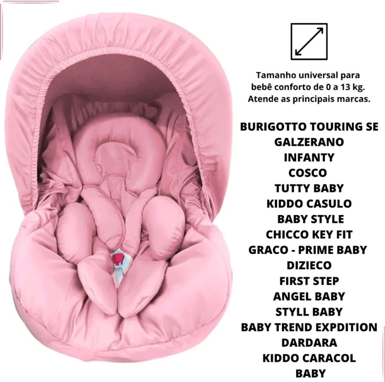 Capa para Bebê Conforto Kit - Foto 2